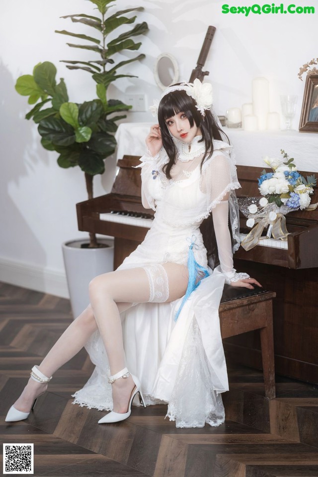 Coser@rioko凉凉子 Vol.071: 95花嫁 (25 photos ) No.fb4409